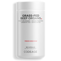 Codeage - Beef Organs Grass-Fed & Pasture Raised - 180 Capsules