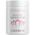 Codeage - Meditate Vitamins Brain Supplement - GABA, DHH-B, NeuroFactor, Ashwagandha - 60 Capsules