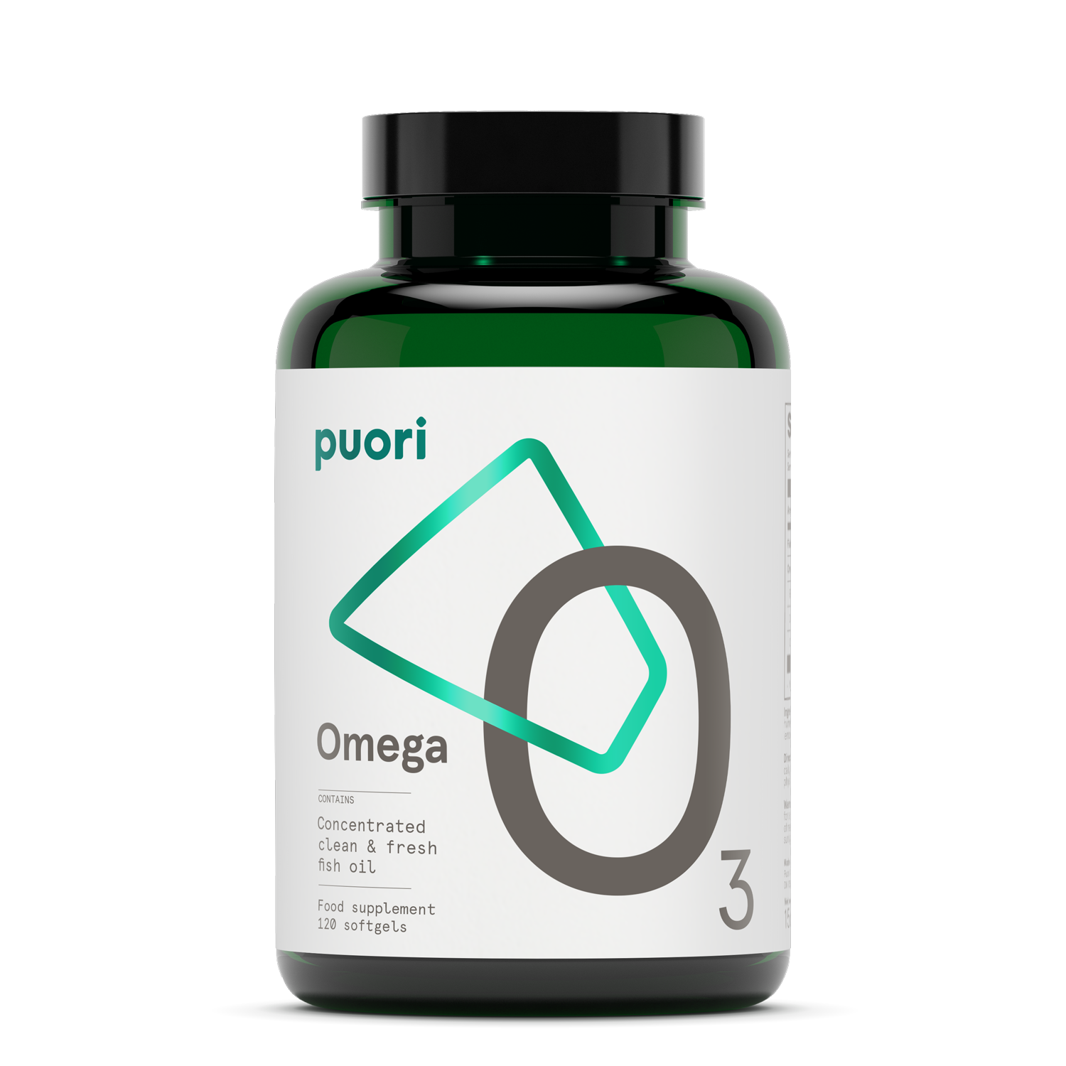 Puori - O3 Ultra Pure Omega-3 Fish Oil 2000 mg. - 120 Softgels