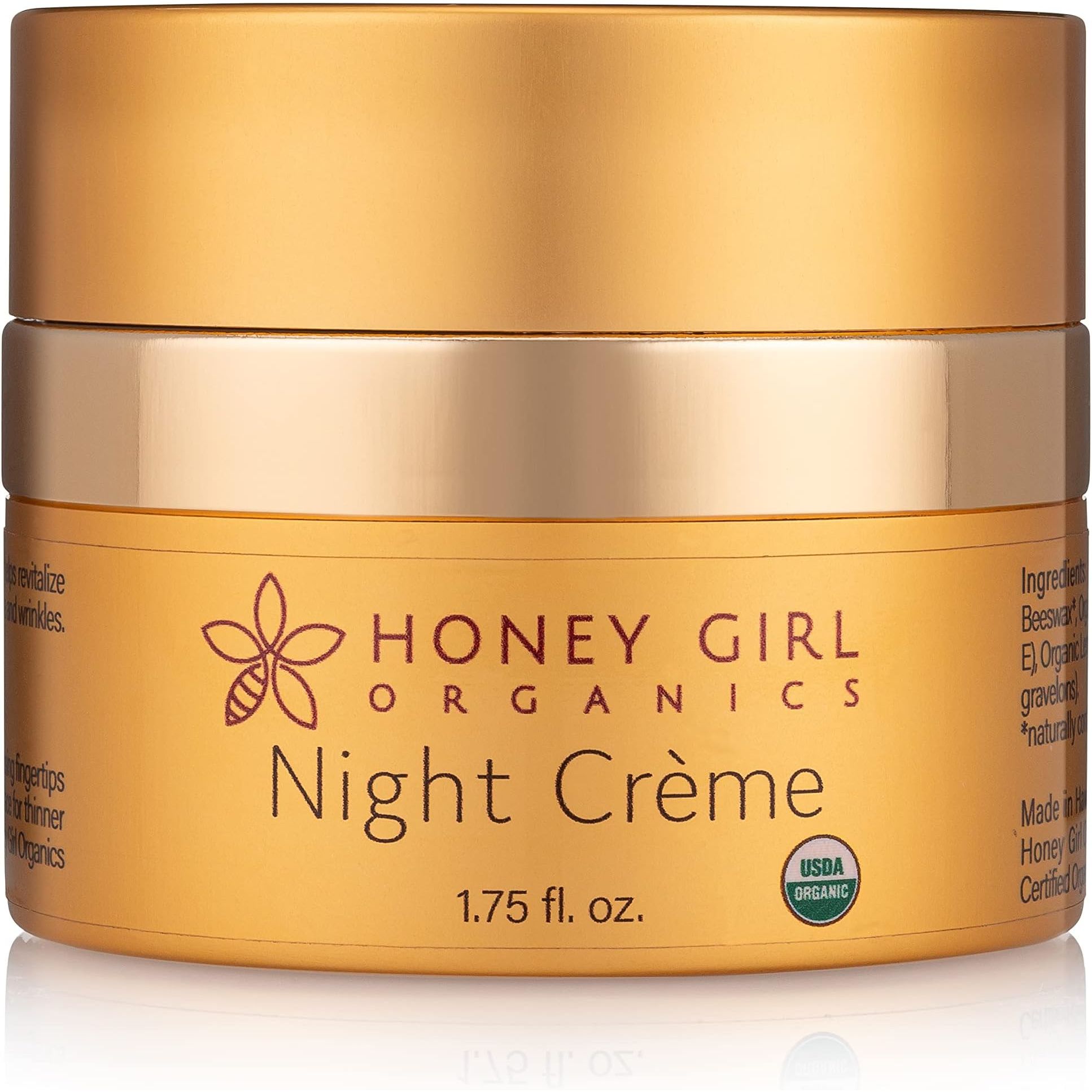 Honey Girl Organics - Organic Night Facial Creme Extra Sensitive - 1.75 fl. oz.