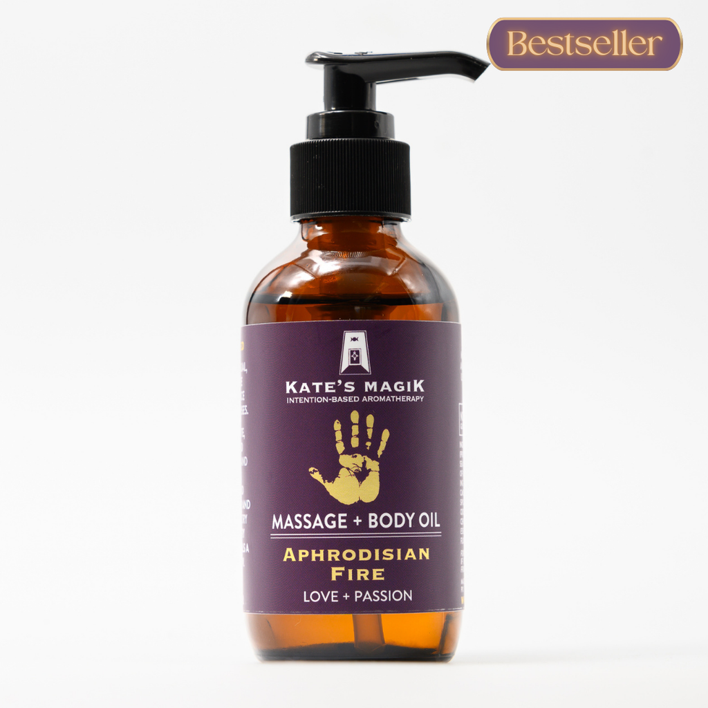 Kate's Magik - Aphrodisian Fire Massage + Body Oil Love + Passion - 4 fl. oz.