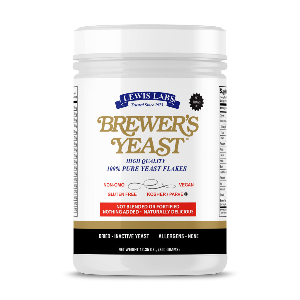 Lewis Labs - High Quality Pure Brewer's Yeast Flakes - 12.35 oz.