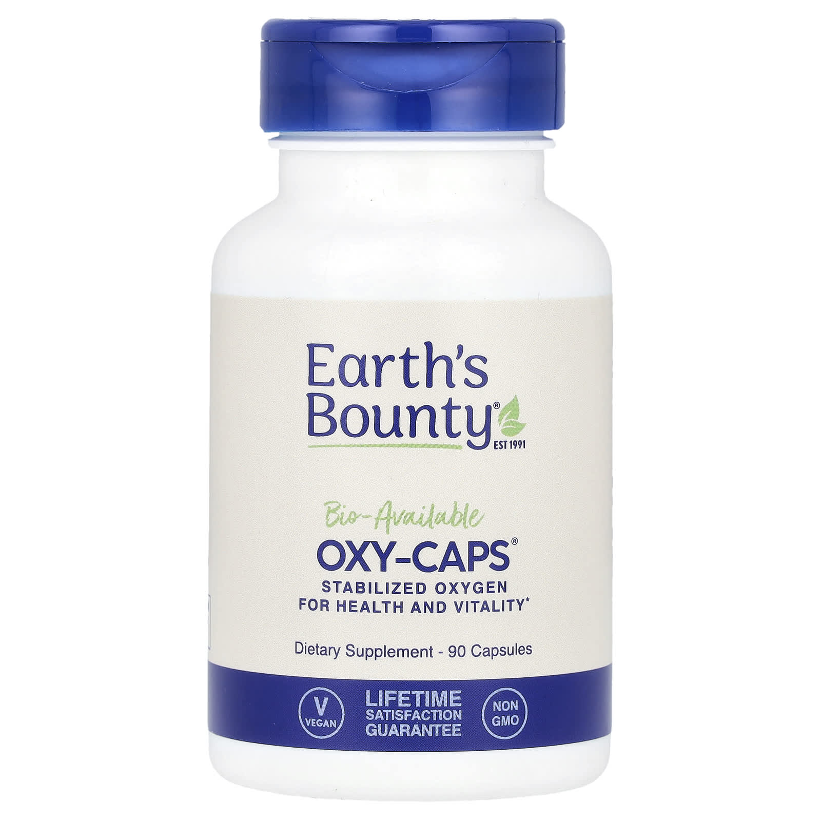 Earth's Bounty - Oxy-Caps Oxygen Supplement 375 mg. - 90 Capsules
