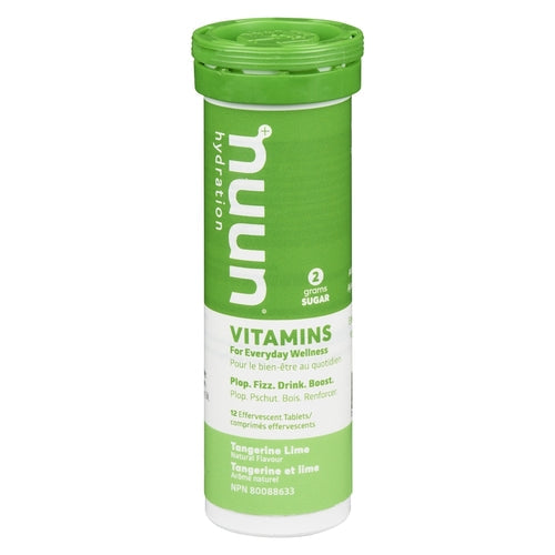 Nuun - Hydration Effervescent Vitamins Supplement Tangerine Lime - 12 Tablets