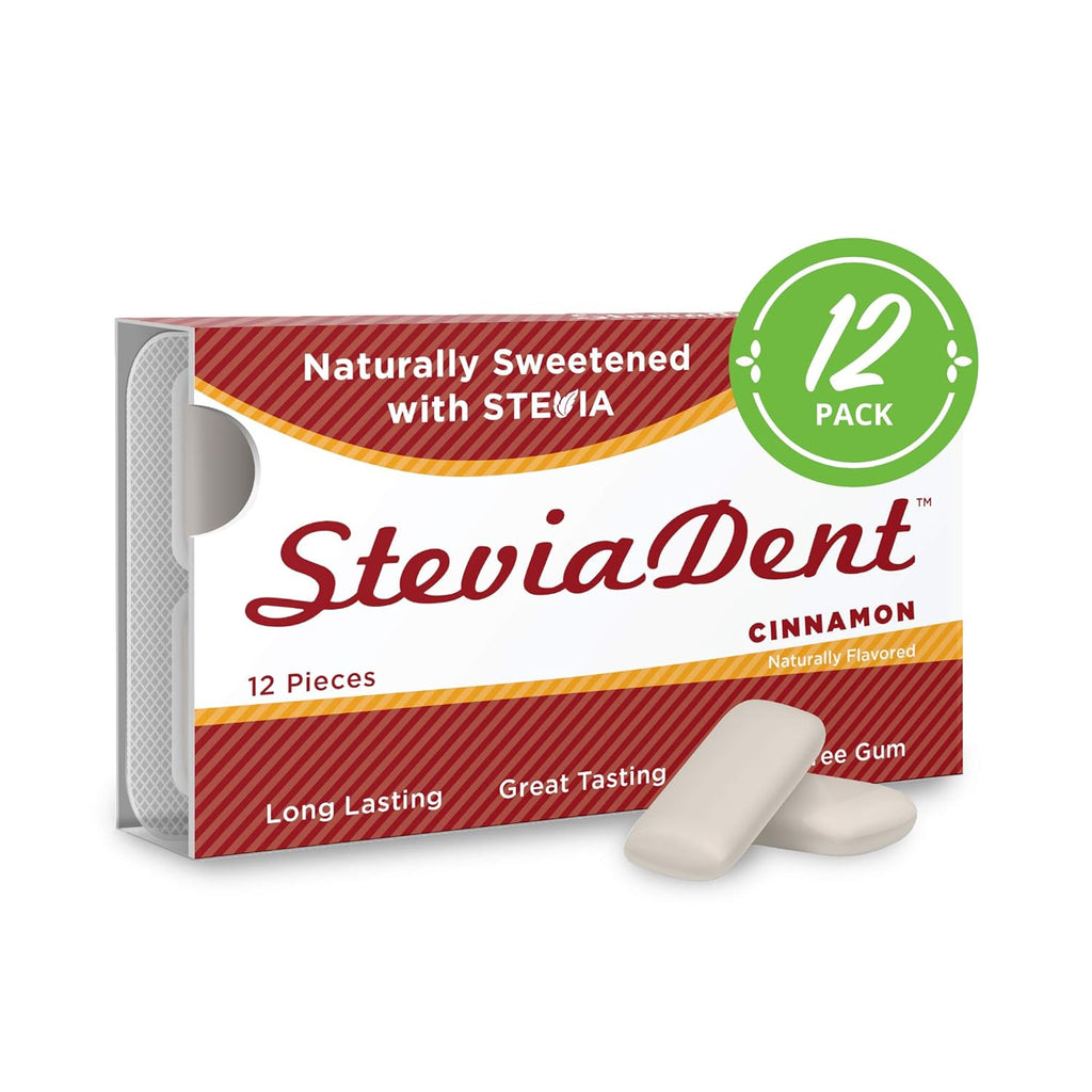 Stevita - SteviaDent Chewing Gum Cinnamon - 12 Piece(s)