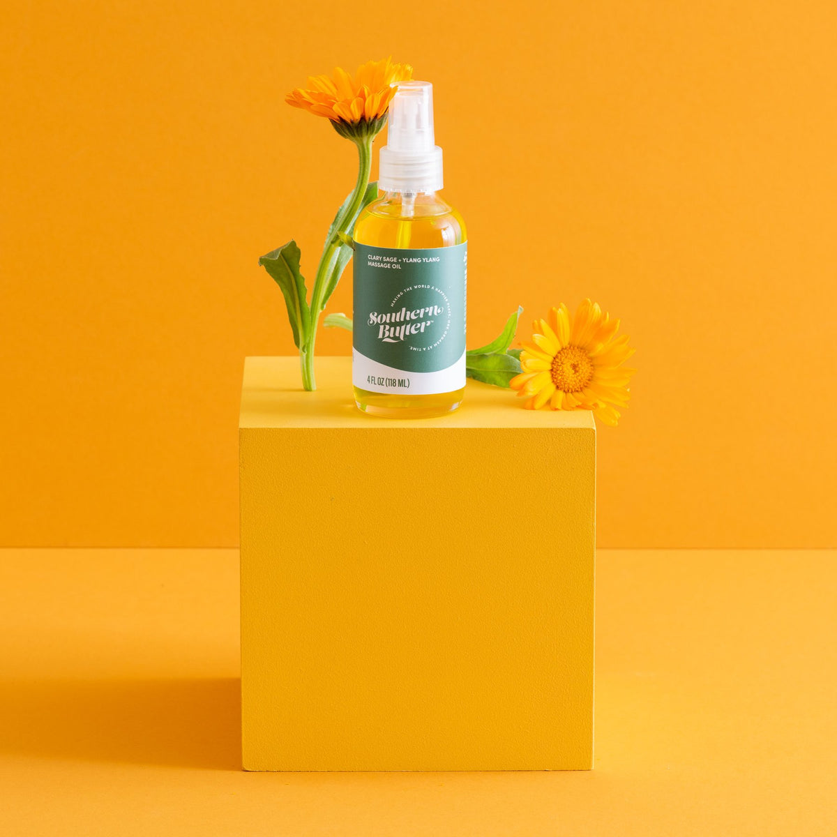 Southern Butter - Massage Oil Clary Sage + Ylang Ylang - 4 fl. oz.