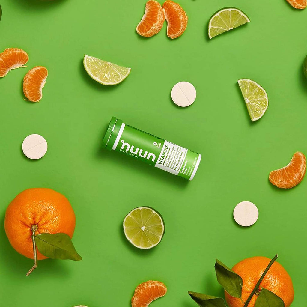 Nuun - Hydration Effervescent Vitamins Supplement Tangerine Lime - 12 Tablets - 4 Pack