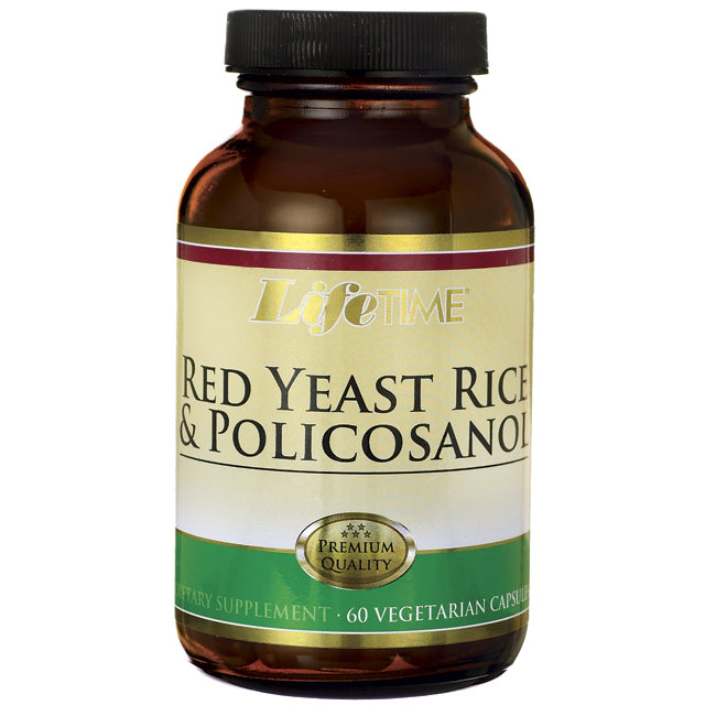 Lifetime Red Yeast Rice & Policosanol 60 Vcaps   PN 29011