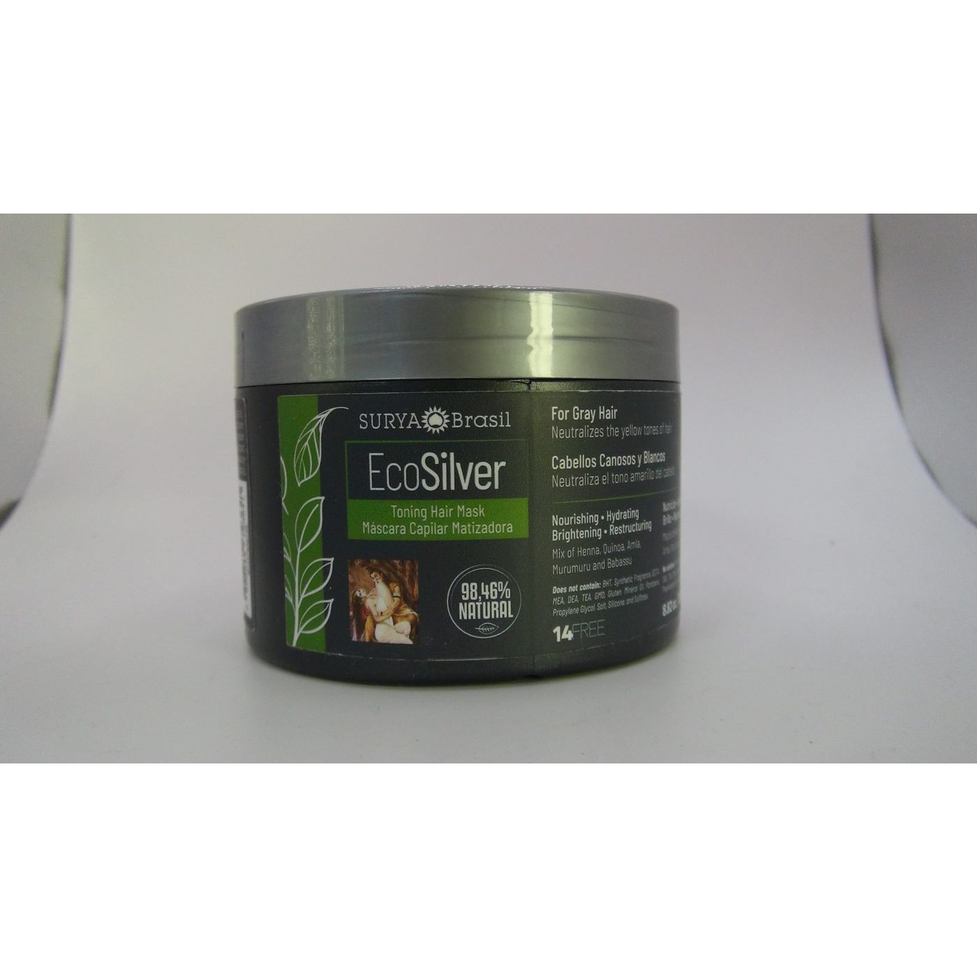 Surya Brasil - EcoSilver Toning Conditioner for Gray Hair - 8.45 fl. oz.