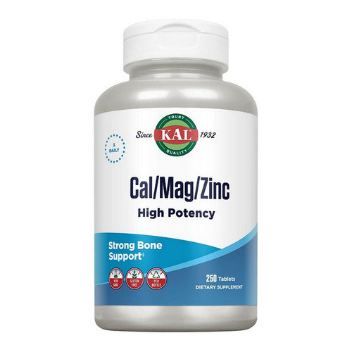 KAL Cal/Mag/Zinc 250 Tablets   57725