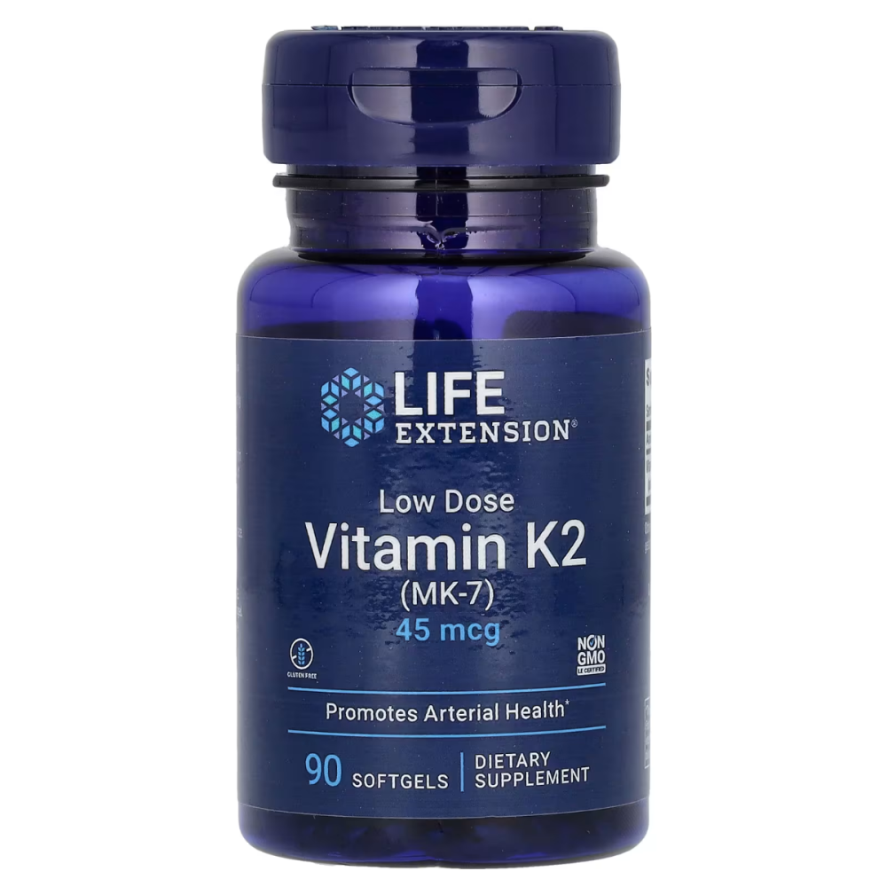Life Extension Low Dose Vitamin K2 / MK-7 45mcg 90 Softgels