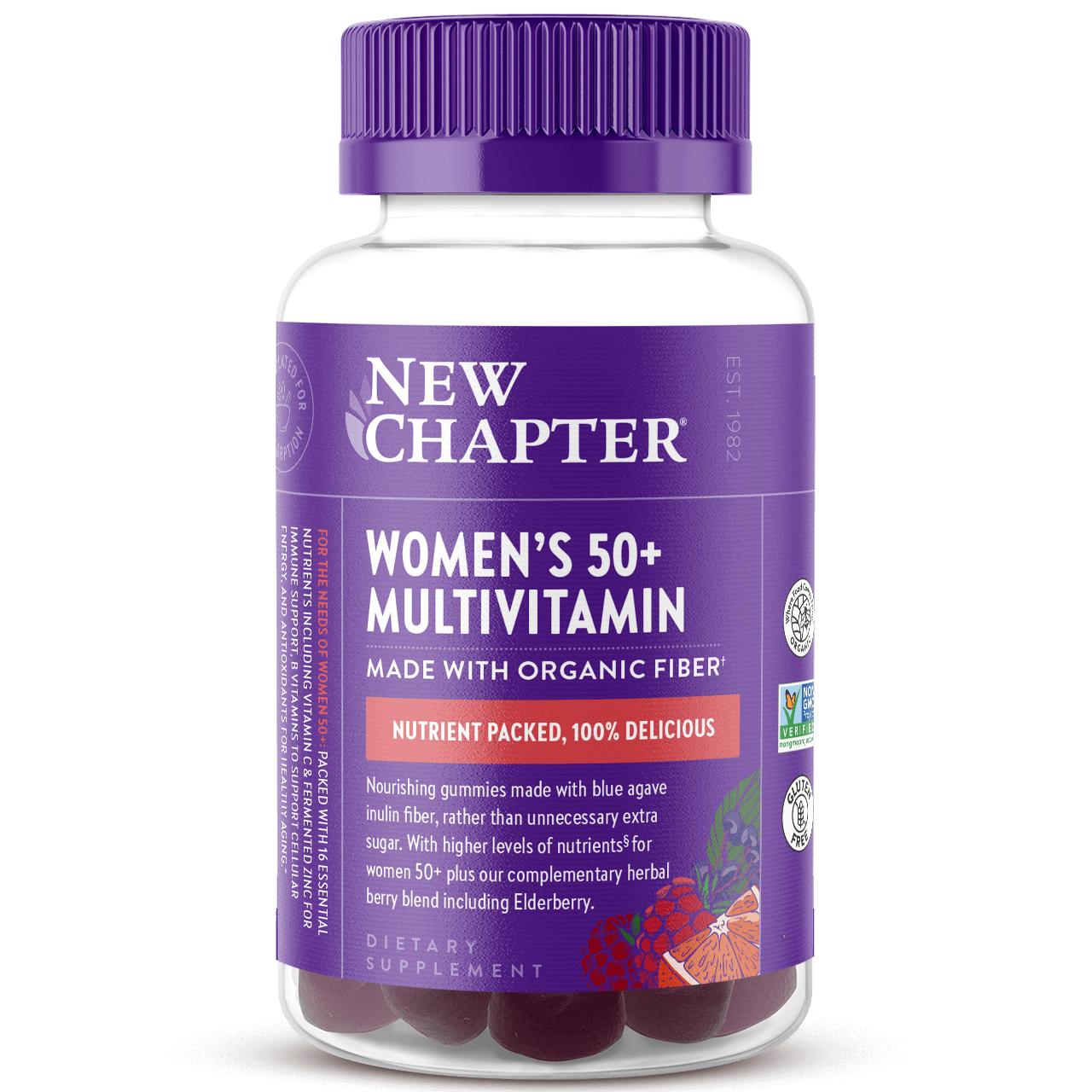 New Chapter Women’s 50+ Multivitamin Gummies 90 Count