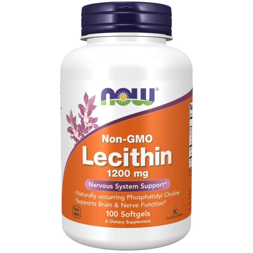 Now Foods Lecithin 1200 mg 100 Softgels - 2210 - 2 Pack