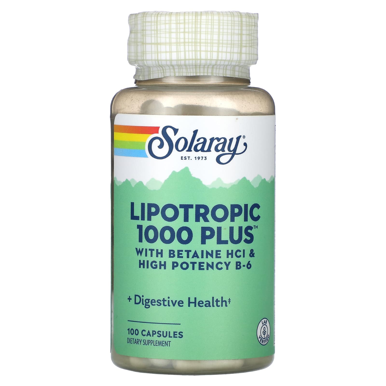 Solaray - Lipotropic 1000 Plus - 100 Capsules