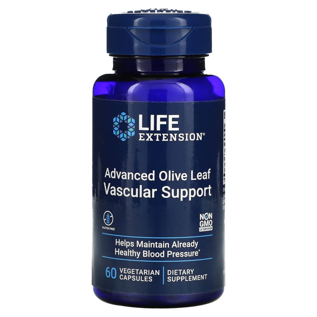 Life Extensions Advanced Olive Leaf Vascular Support 60 cap Pack of 3