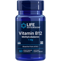 Life Extension Vitamin B12 Methylcobalamin 5 mg Vanilla 60 Lozenges