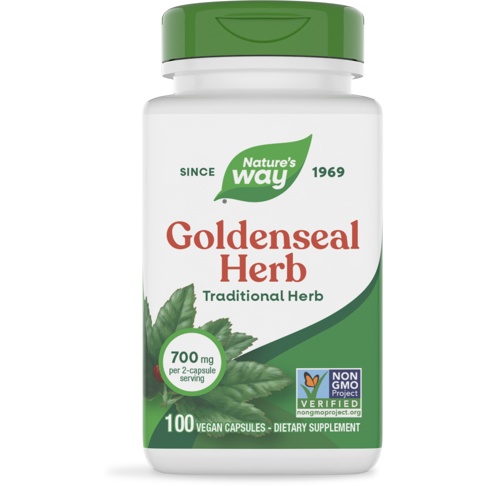 Nature's Way Goldenseal Herb 100 Vcaps - 13700 - 3 Pack