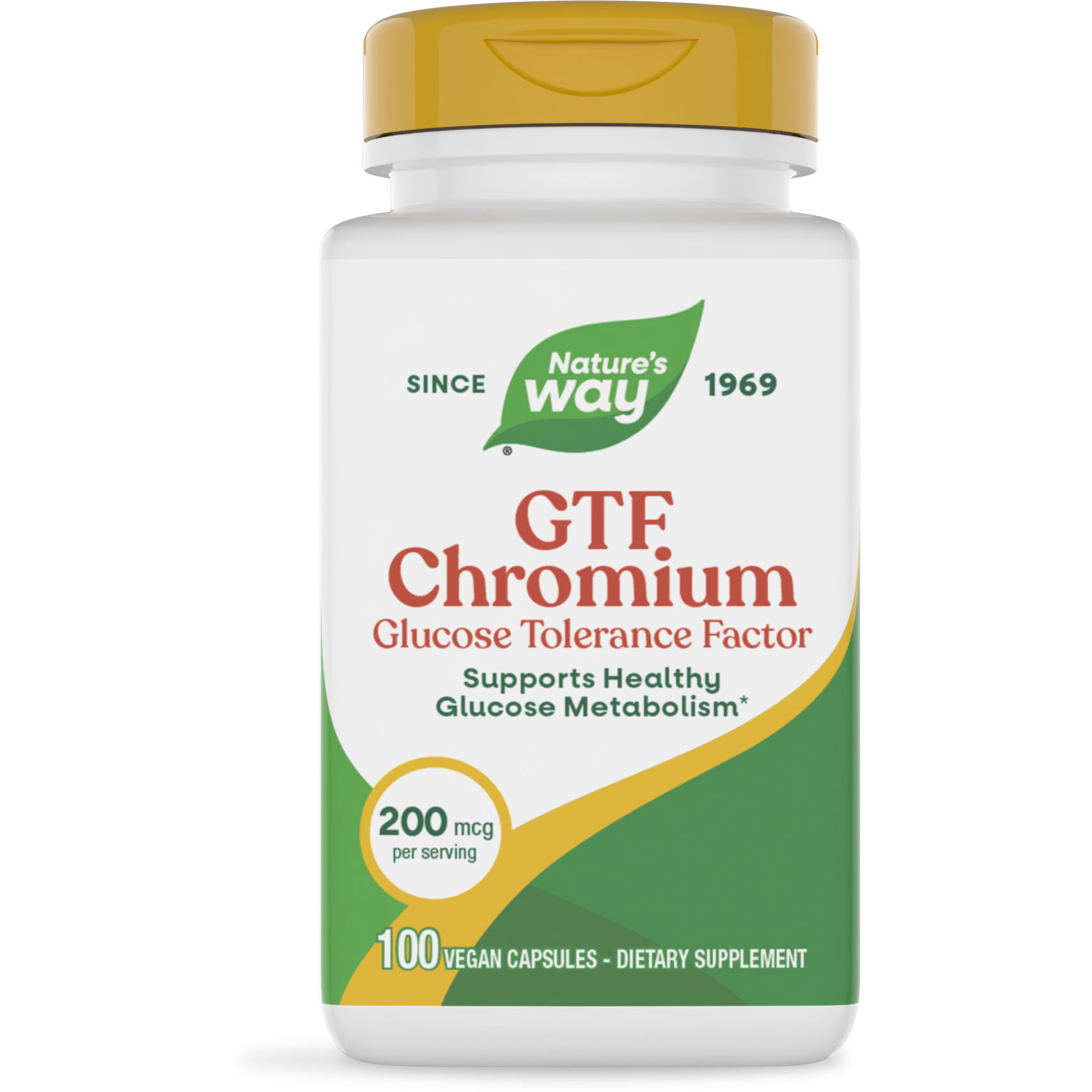 Nature's Way GTF Chromium 100 Vcaps - 2 Pack