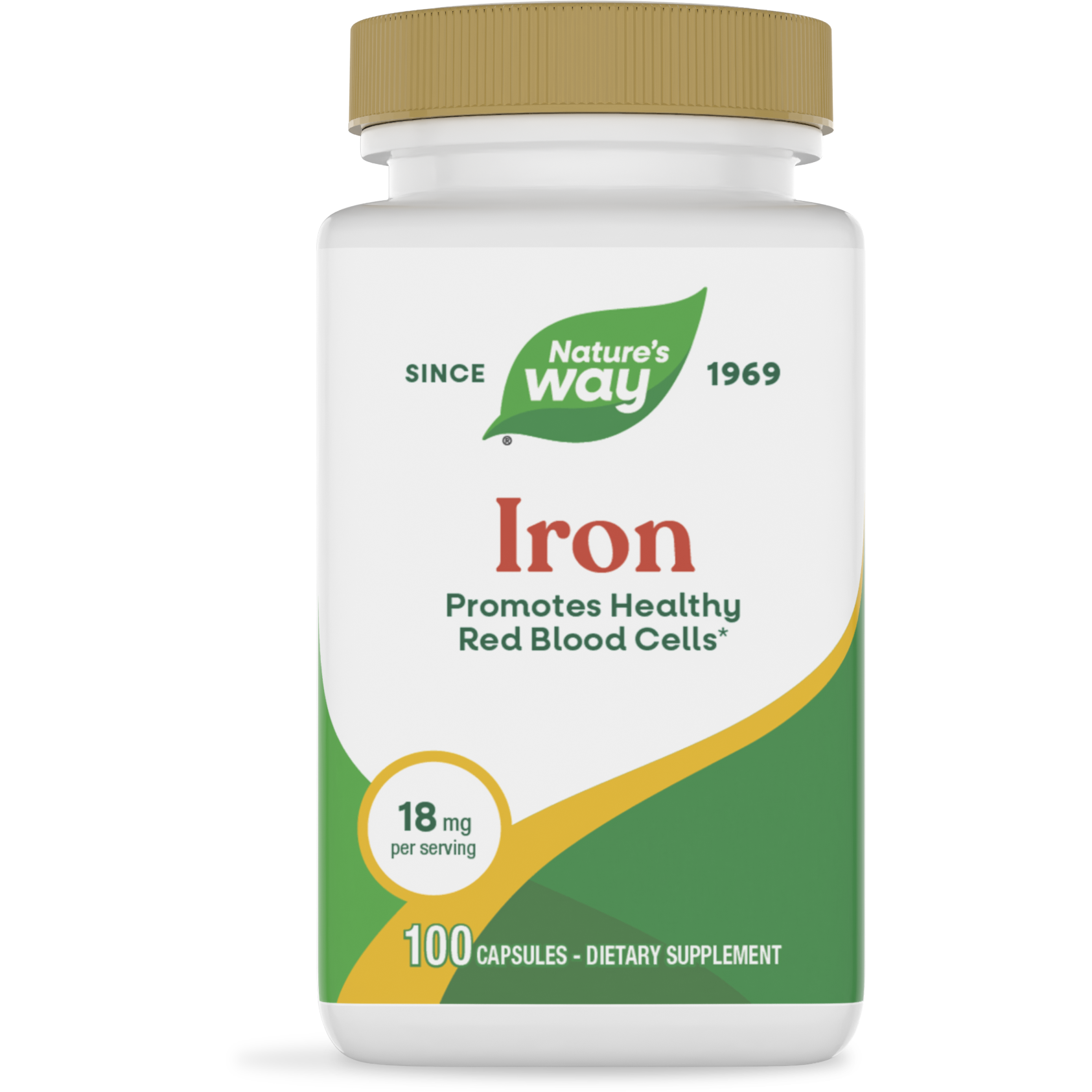 Nature's Way Iron 100 Capsules - 2 Pack