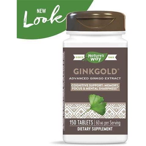 Nature's Way Ginkgold 150 Tablets - 2 Pack