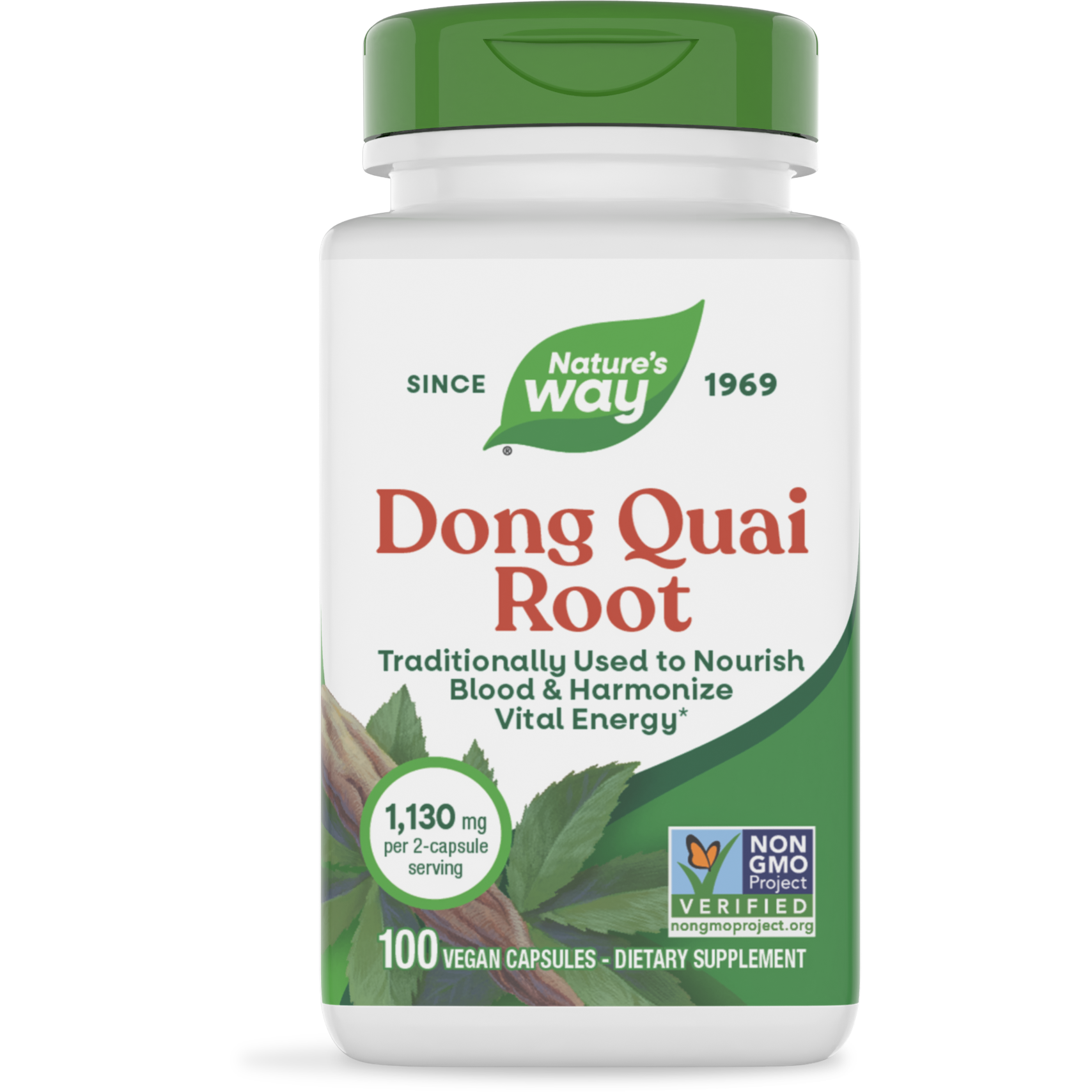 Nature's Way Dong Quai Root 100 Vcaps - 2 Pack