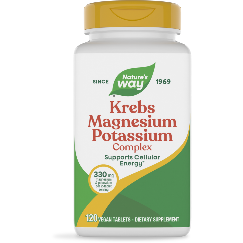 Nature's Way Krebs Magnesium Potassium Complex 120 Tablets - 3 Pack