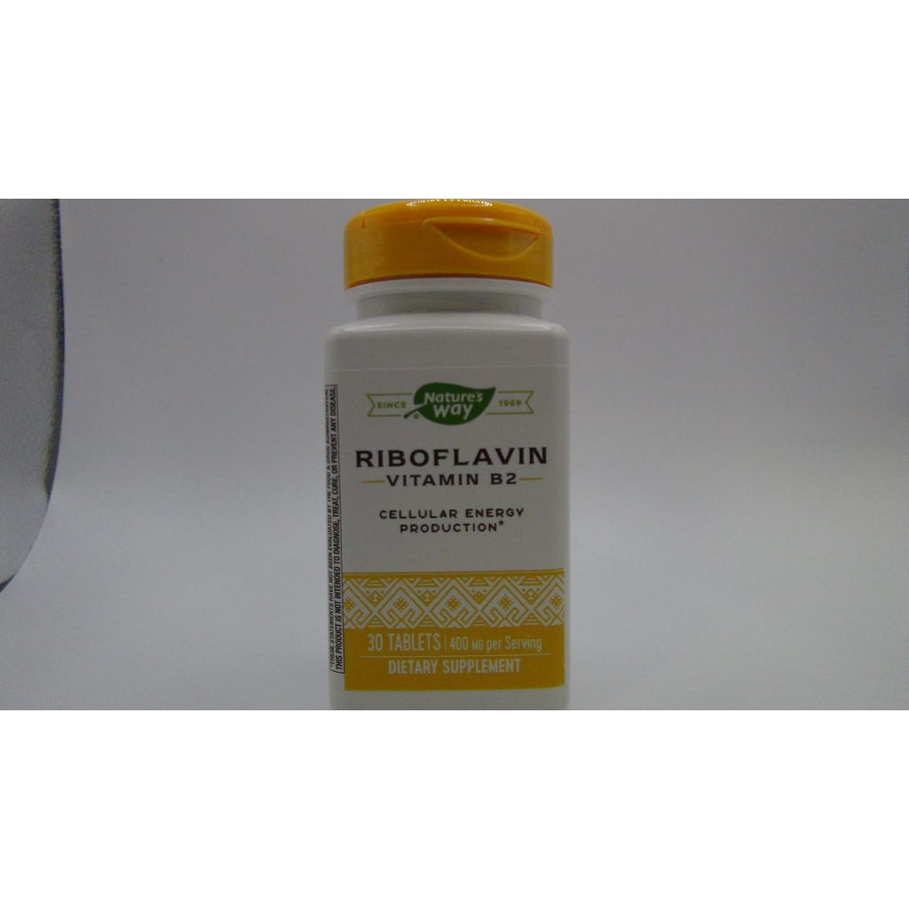Nature's Way Riboflavin Vitamin B2 100 Capsules - 2 Pack