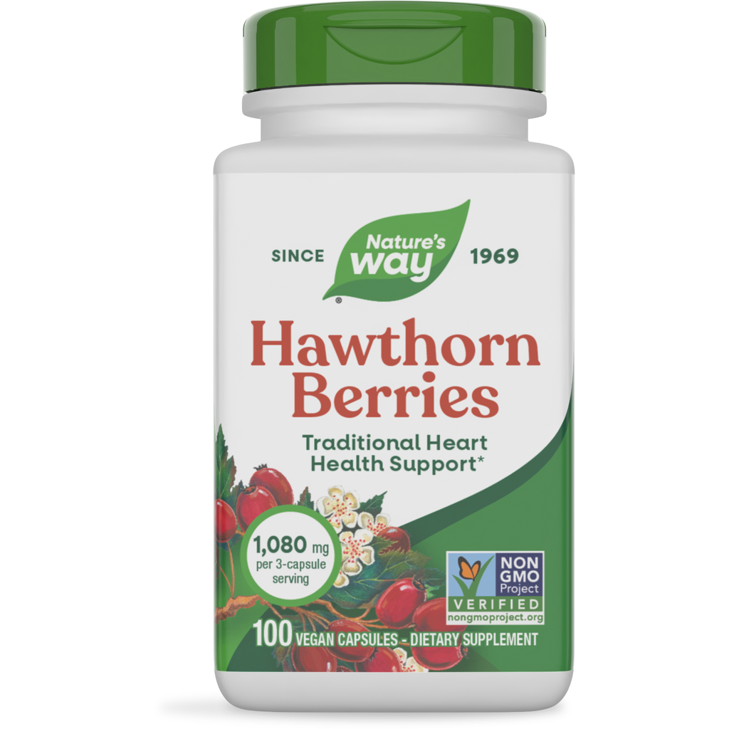 Nature's Way Hawthorn Berries 100 Vcaps - 14100 - 2 Pack
