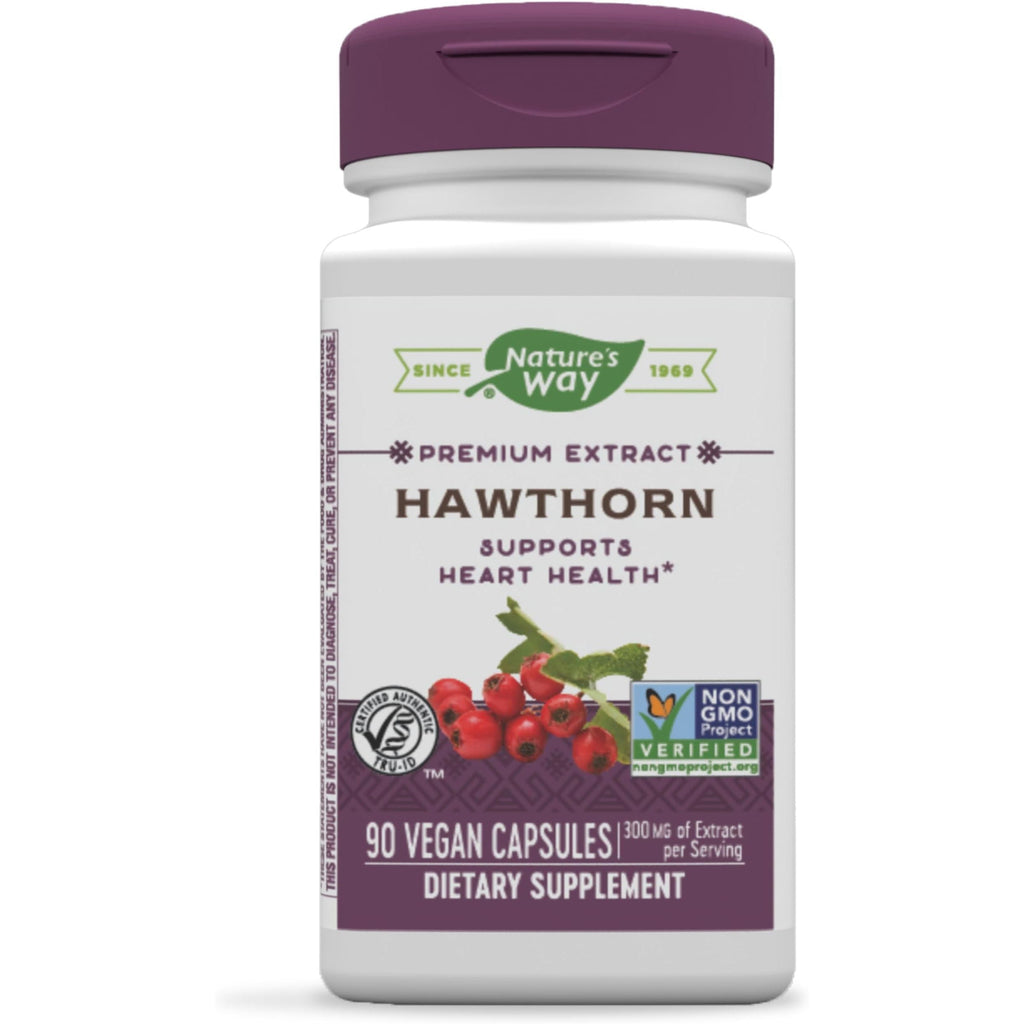 Nature's Way Hawthorn Extract 90 Vcaps - 2 Pack