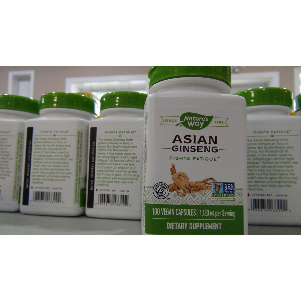 Nature's Way Asian Ginseng 100 Vcaps - 2 Pack