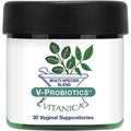 Vitanica V-Probiotics - Vaginal Probiotics for Women - Vaginal Suppositories with Lactobacillus Rhamnosus, Gasseri & More - Women's Health Supplement - Consumer Line - 30 Vaginal Suppositories