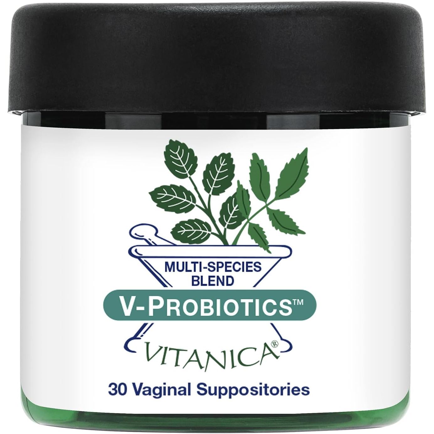 Vitanica V-Probiotics - Vaginal Probiotics for Women - Vaginal Suppositories with Lactobacillus Rhamnosus, Gasseri & More - Women's Health Supplement - Consumer Line - 30 Vaginal Suppositories