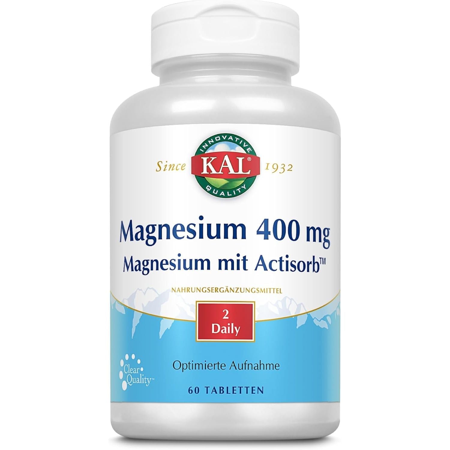 KAL Magnesium 400 mg ActiSorb 60 Tablets