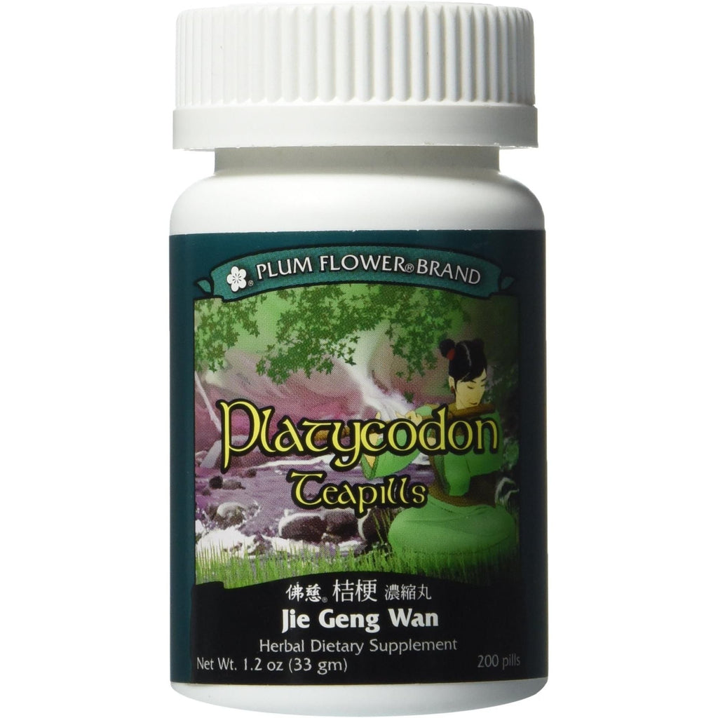 Jie Geng Wan, Platycodon Teapills, 200 ct, Plum Flower by MayWay