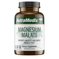NutraMedix Magnesium Malate 200mg - Bioavailable Energy, Bone Health, Muscle & Joint Support Supplement - Vegan, Non-GMO & Gluten-Free Vitamin and Mineral Support (120 Vegetarian Capsules)