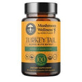 Mushroom Wellness Turkey Tail Blend with Reishi: Organic Turkey Tail & Reishi Mushroom Capsules, Mushroom Powder Supplement, Traditional Immune, Energy & Vitality Support, 90 Vegan Capsules