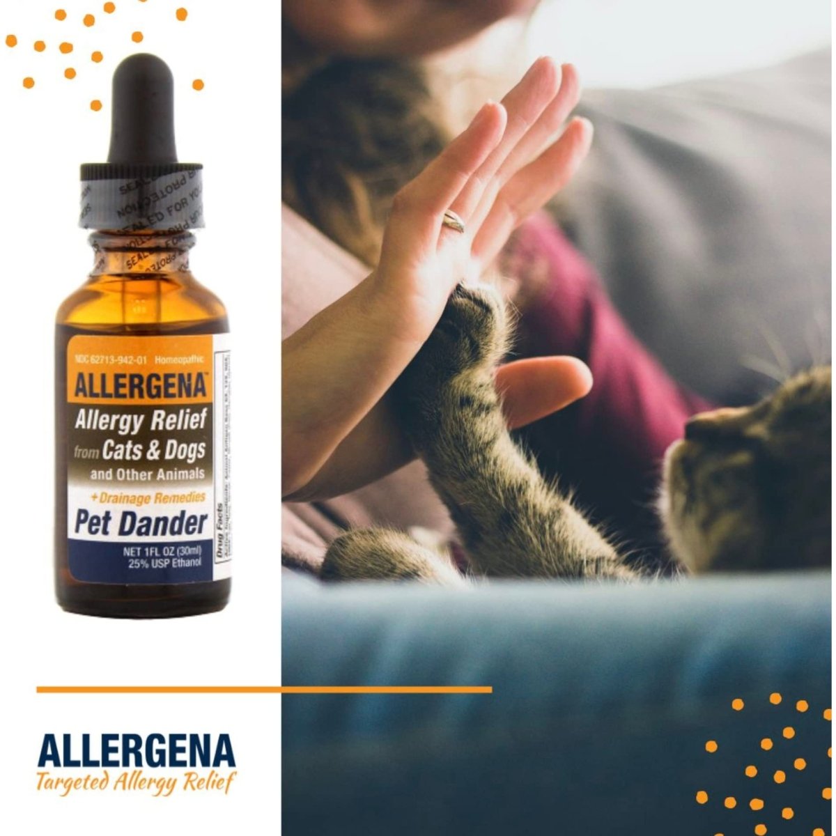 Progena Allergena Pet Dander 1oz