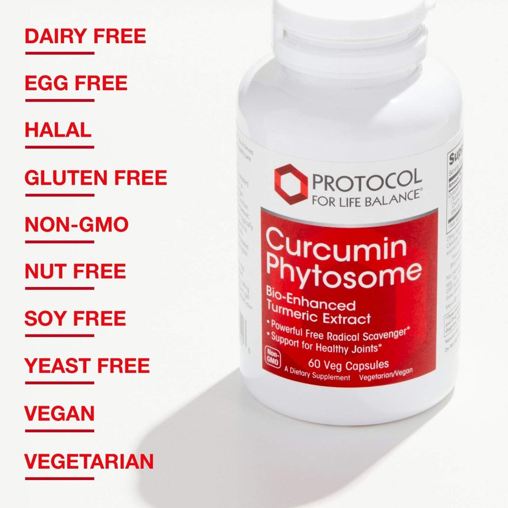 Protocol For Life Balance Curcumin Phytosome Bio-Enhanced Turmeric Extract 60 Vcaps - P4642