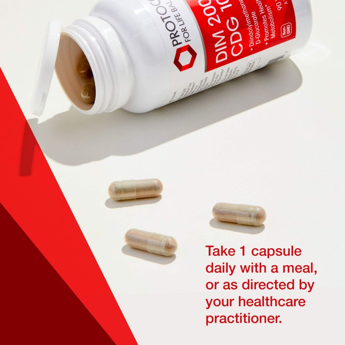 Protocol For Life Balance DIM 200 Plus CDG 90 Capsules P3049