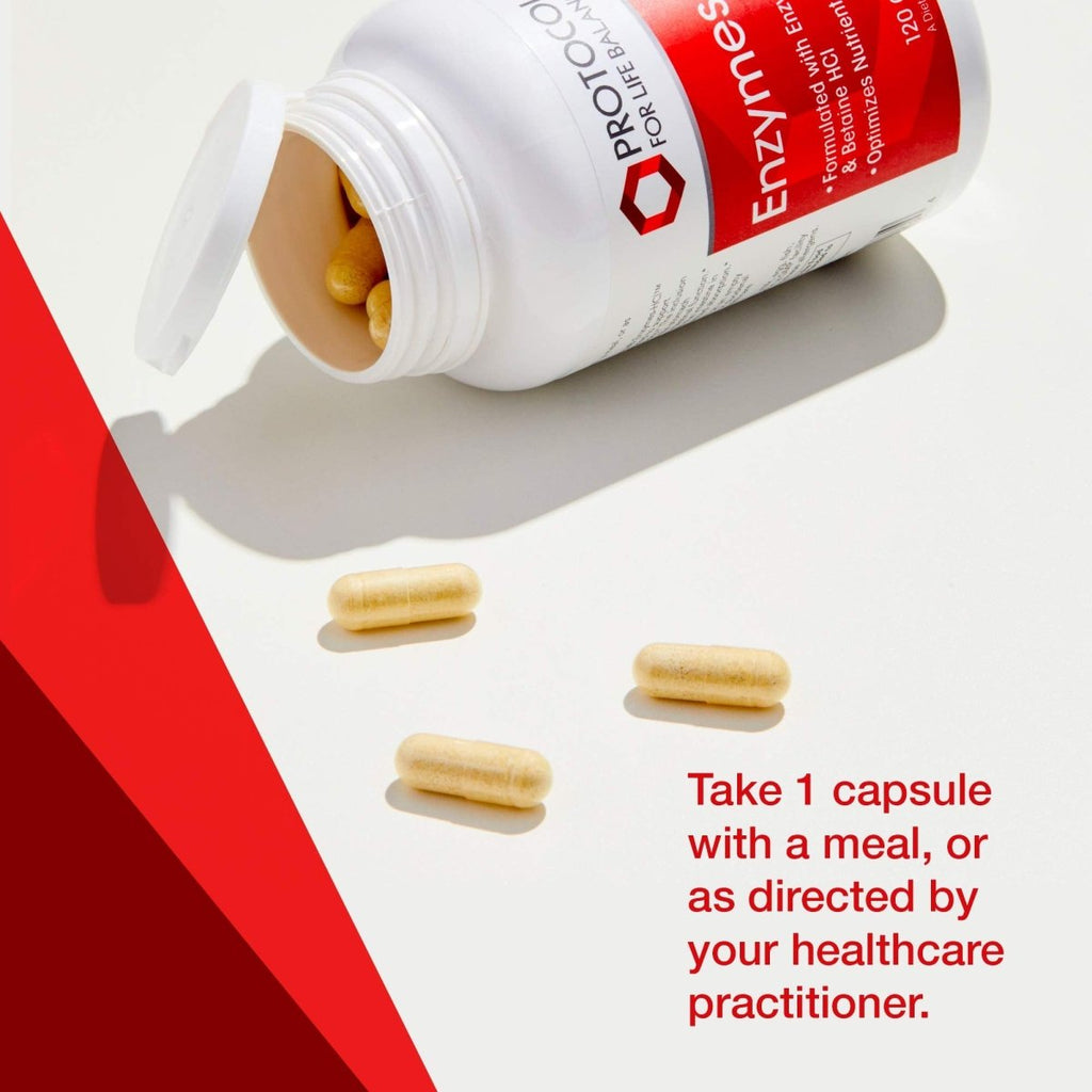 Protocol for Life Balance Enzymes-HCL 120 Capsules - P2963