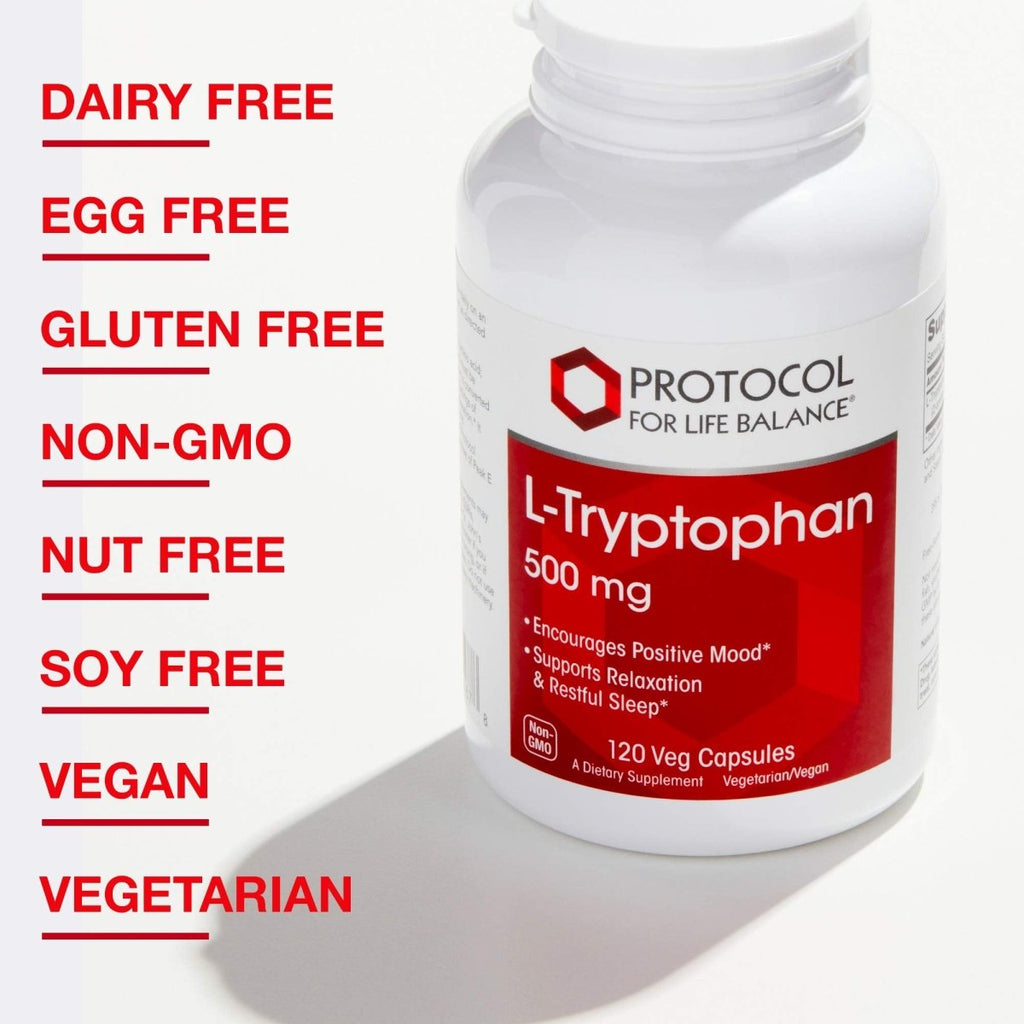 Protocol For Life Balance L-TryptoPhan 500 Mg 120 Vcaps - P0167