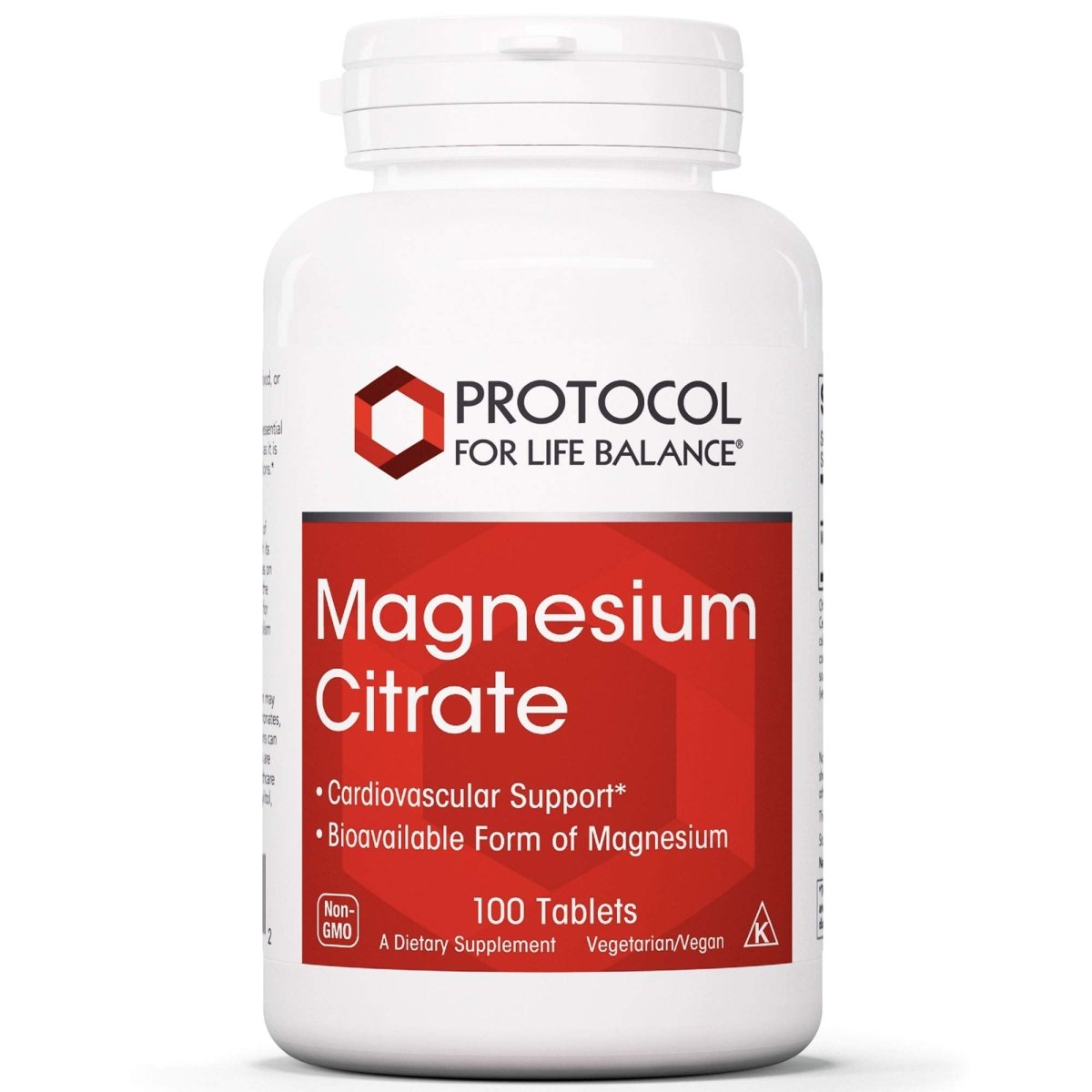 Protocol for Life Balance Magnesium Citrate 400mg 100 Tablets - P1290