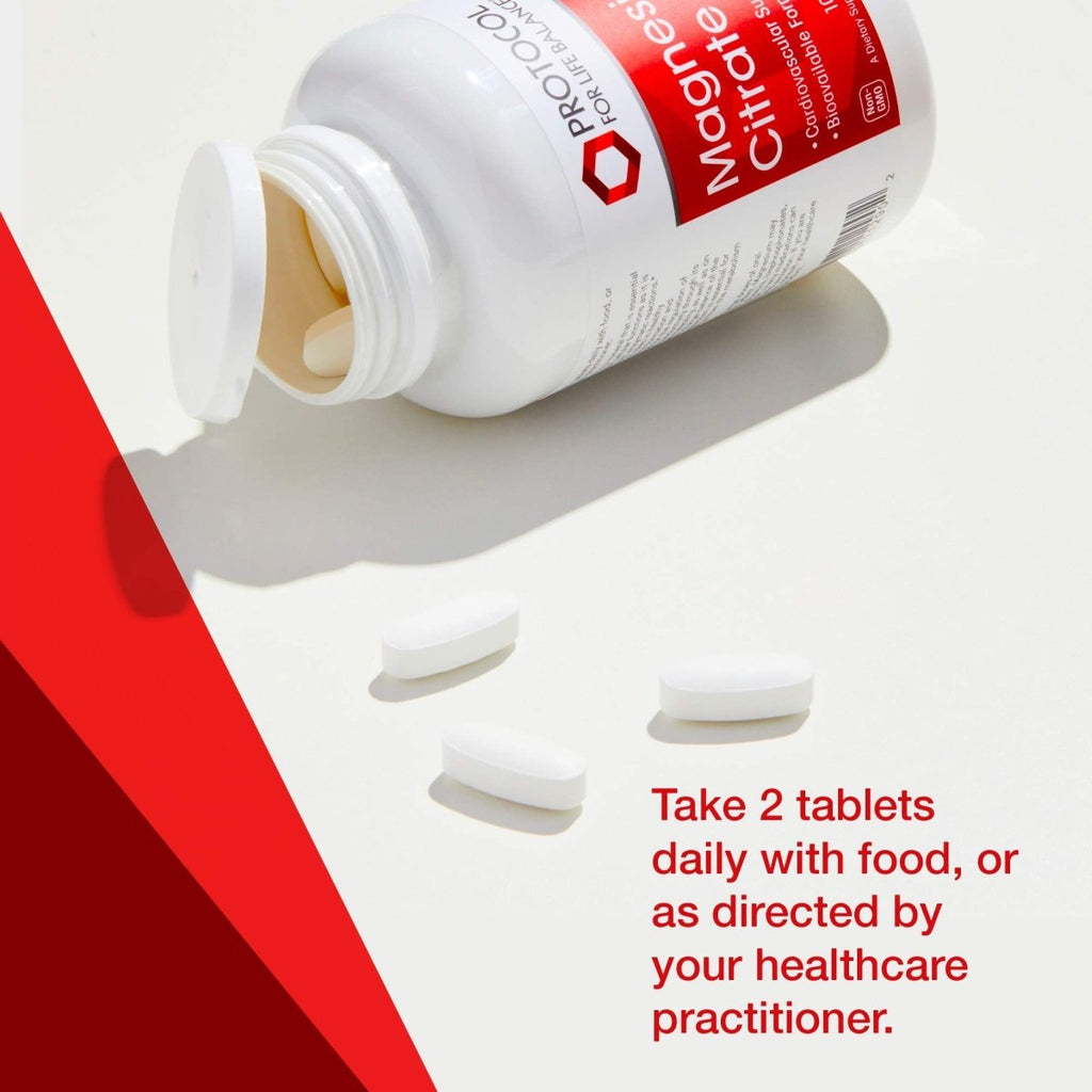Protocol for Life Balance Magnesium Citrate 400mg 100 Tablets - P1290