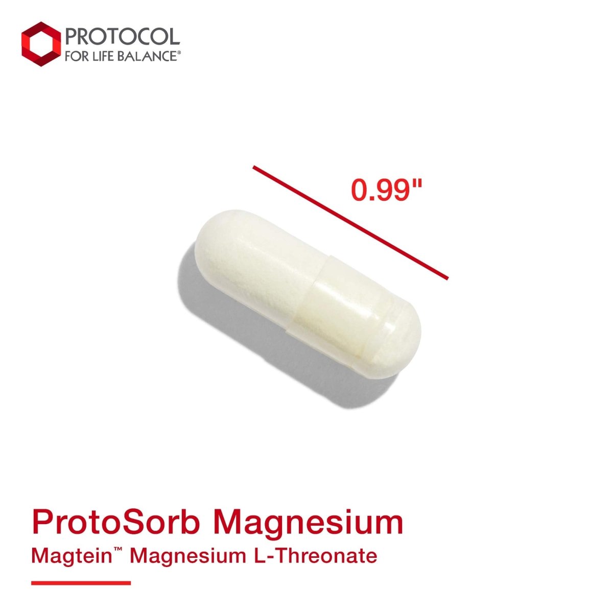 Protocol For Life Balance Magtein Magnesium L-Threonate (Formerly Protosorb Magnesium) 90 Vcaps - P2390