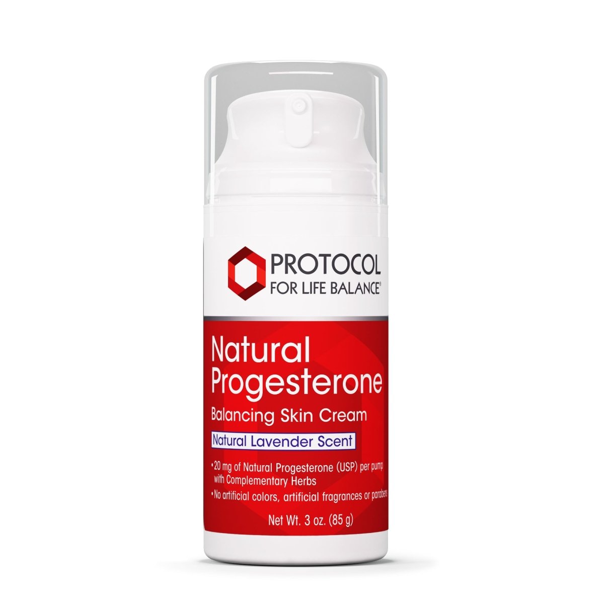 Protocol For Life Balance Natural Progesterone Liposomal Skin Cream With Lavender 3 Oz - P3346