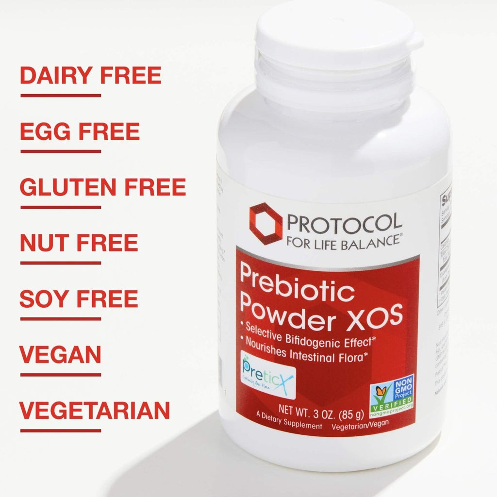 PROTOCOL FOR LIFE BALANCE - Prebiotic Powder XOS - Helps GI Tract, Help Nourish Intestinal Flora - 3 Ounces Powder
