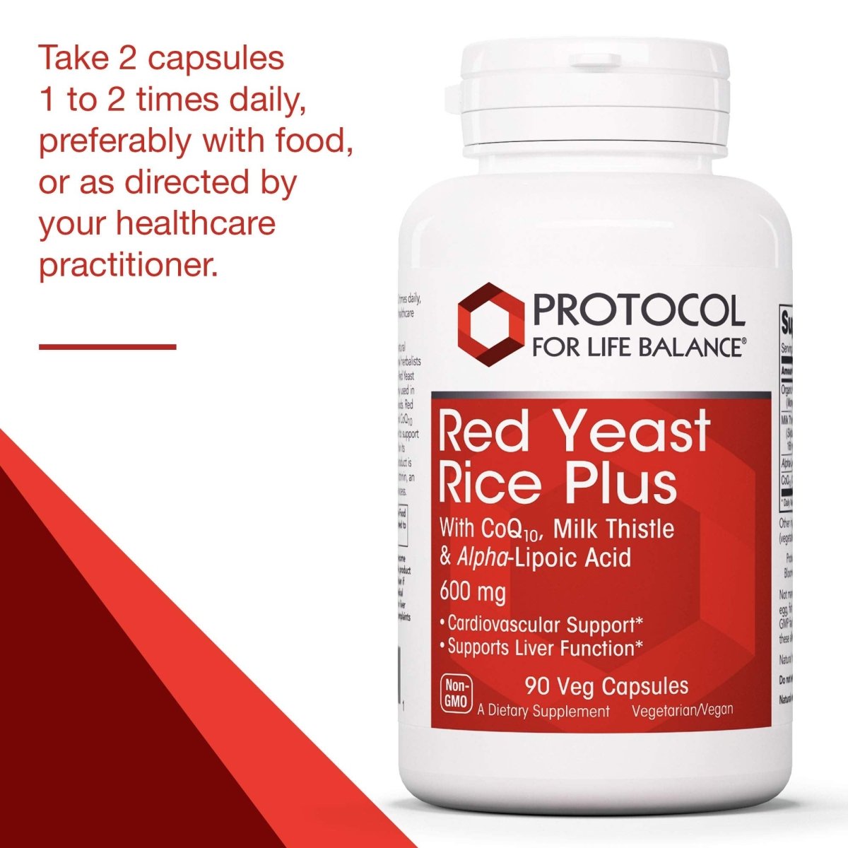 Protocol for Life Balance Red Yeast Rice Plus 600mg 90 Vcaps - P3321