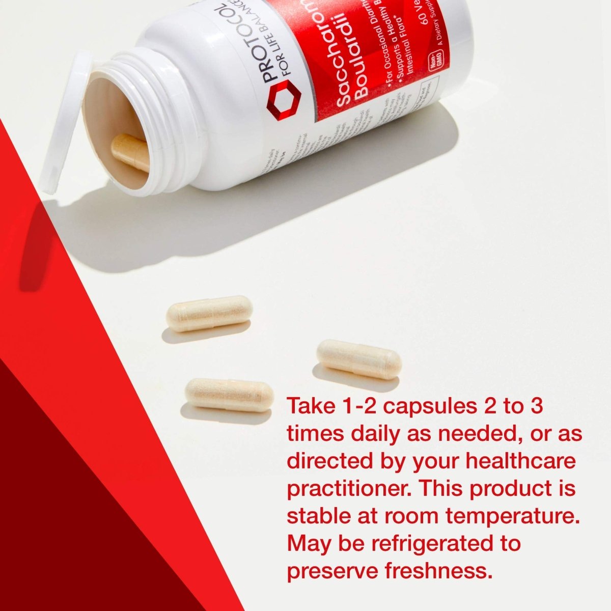 Protocol For Life Balance Saccharomyces Boulardii 60Cap - P2933