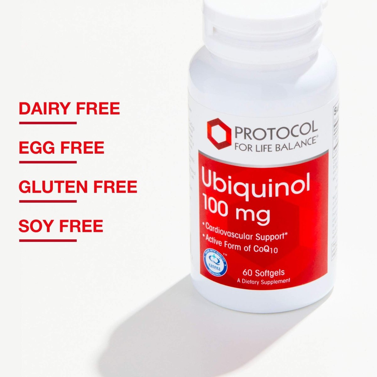Protocol For Life Balance Ubiquinol 100 Mg 60 Softgels - P3142