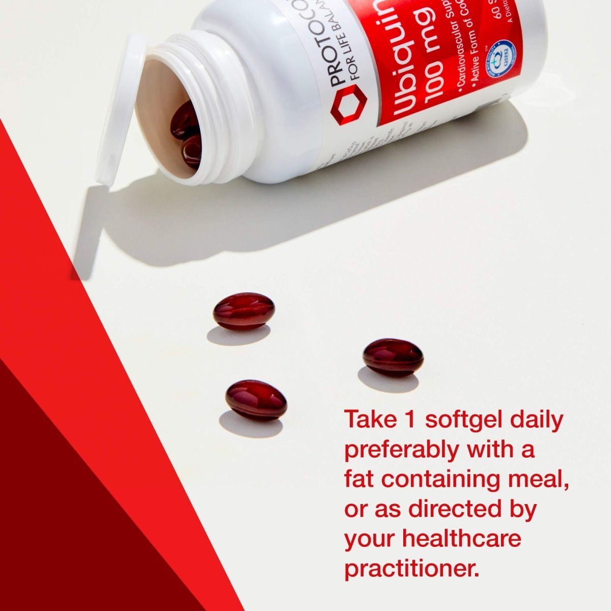Protocol For Life Balance Ubiquinol 100 Mg 60 Softgels - P3142